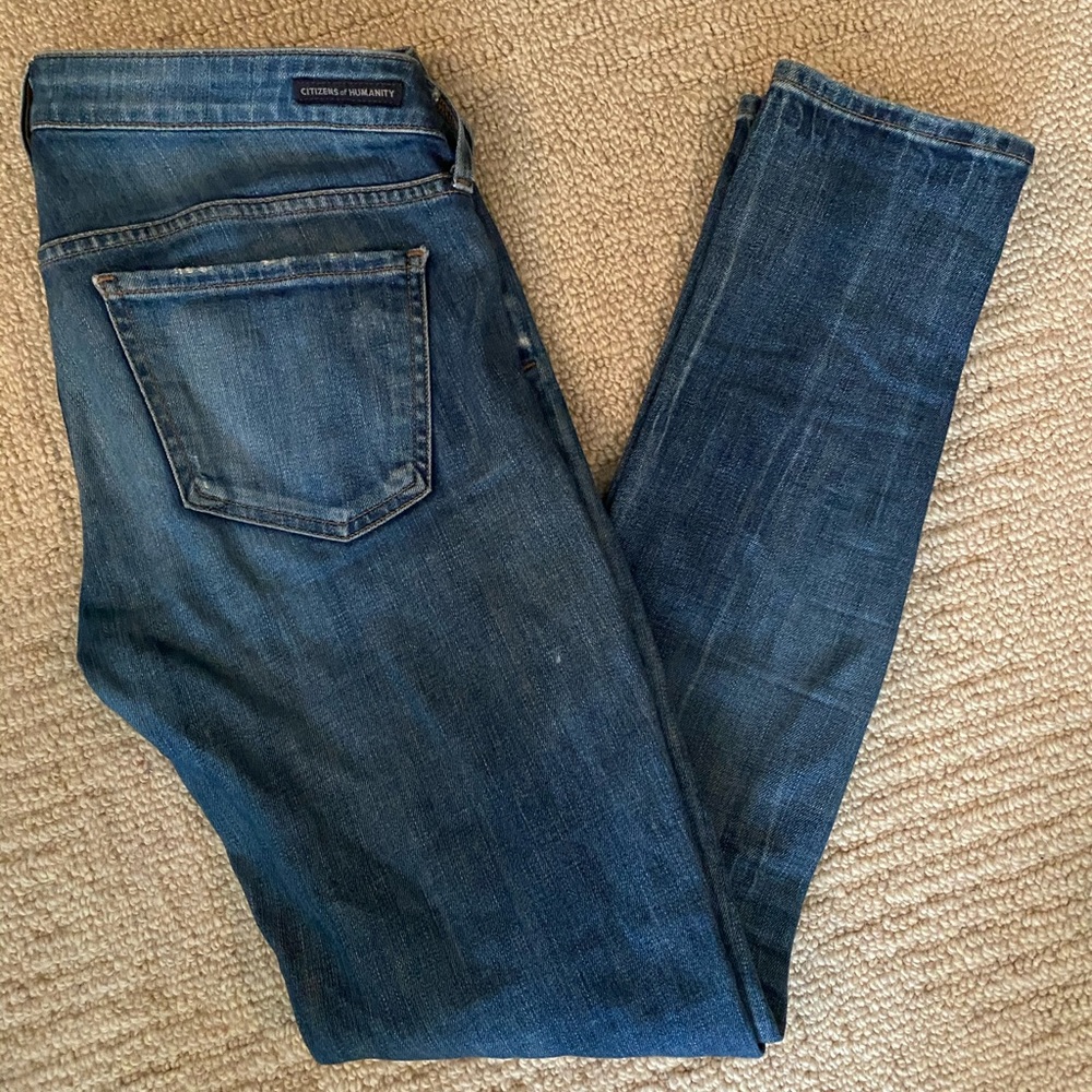 Citizens of Humanity Distressed Low Rise/Skinny